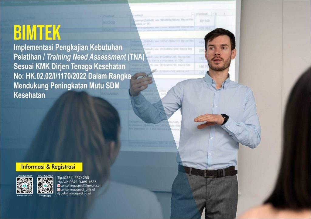 Bimtek Training Need Assessment Bagi Pengelola Diklat Rumah Sakit