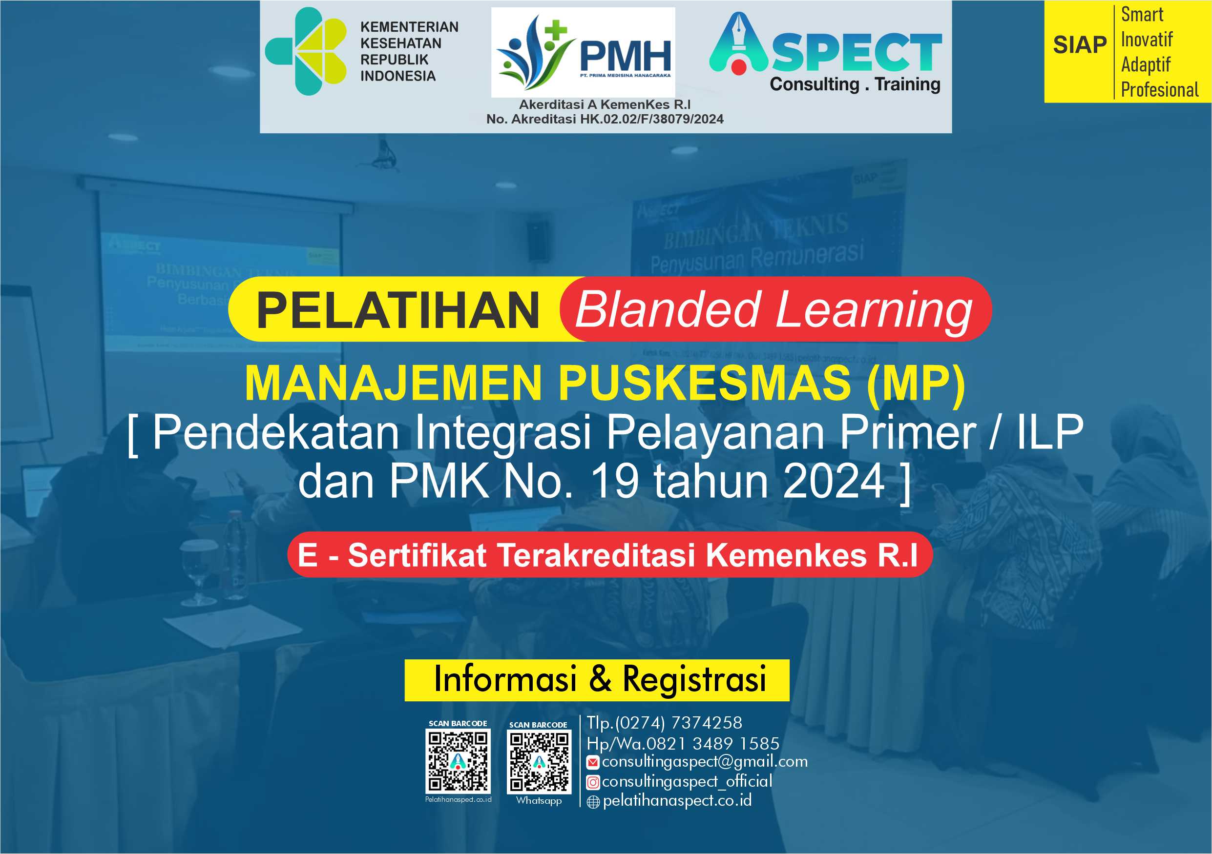 Pelatihan Manajemen Puskesmas - Sertifikat Kemenkes R.I