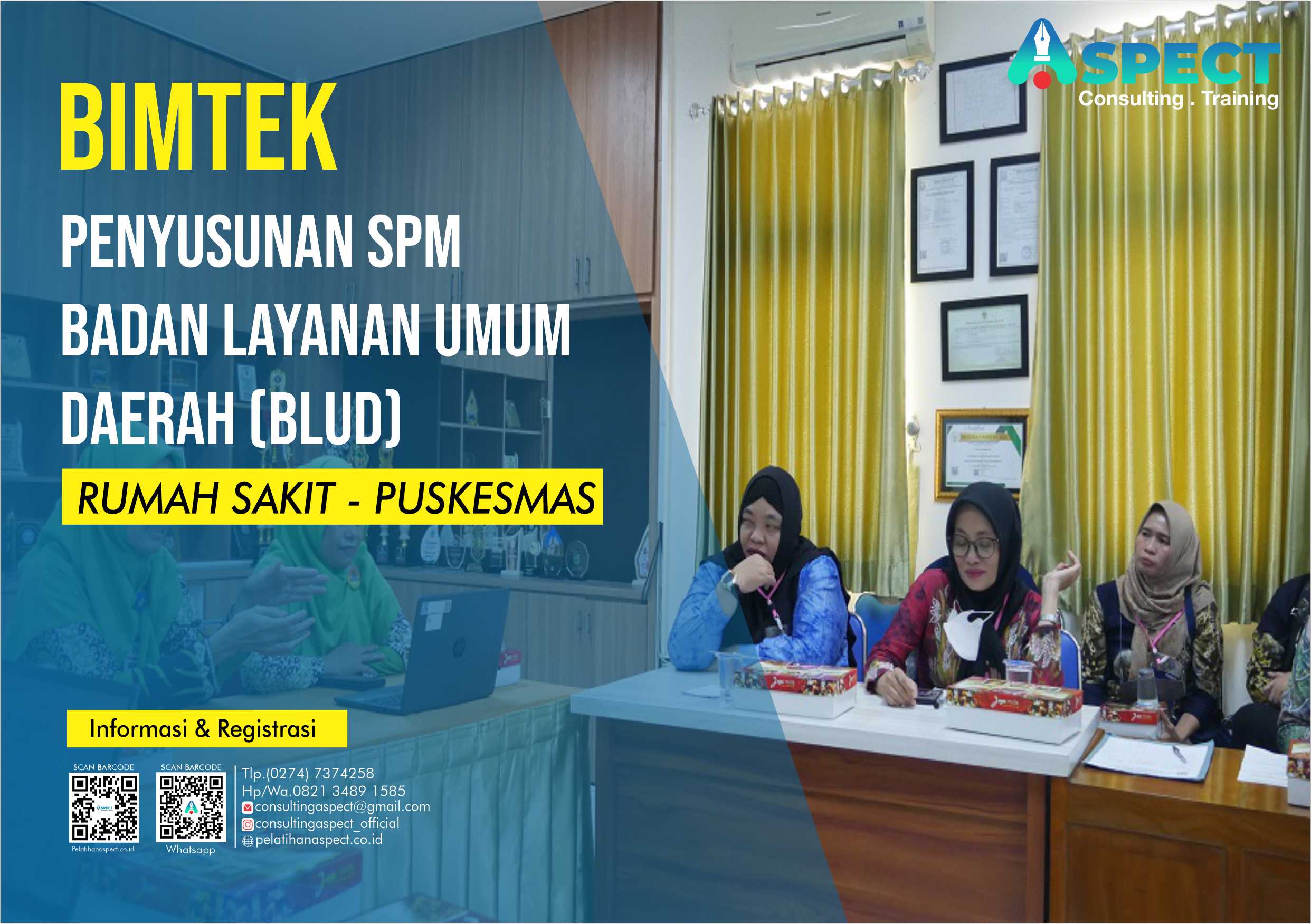 Pelatihan SPM BLUD Rumah Sakit - Puskesmas