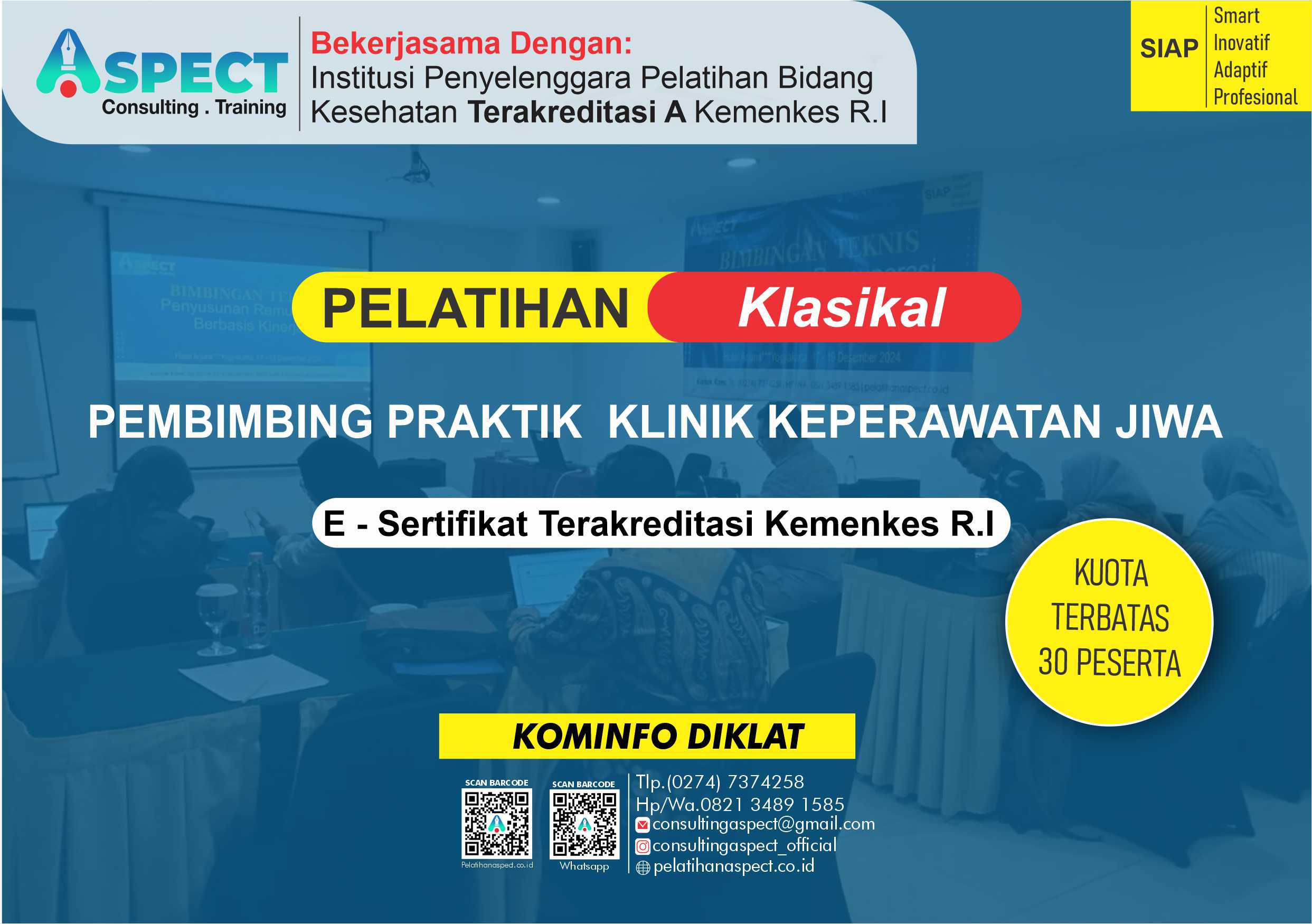Pelatihan Pembimbing Praktik Klinik Keperawatan Jiwa