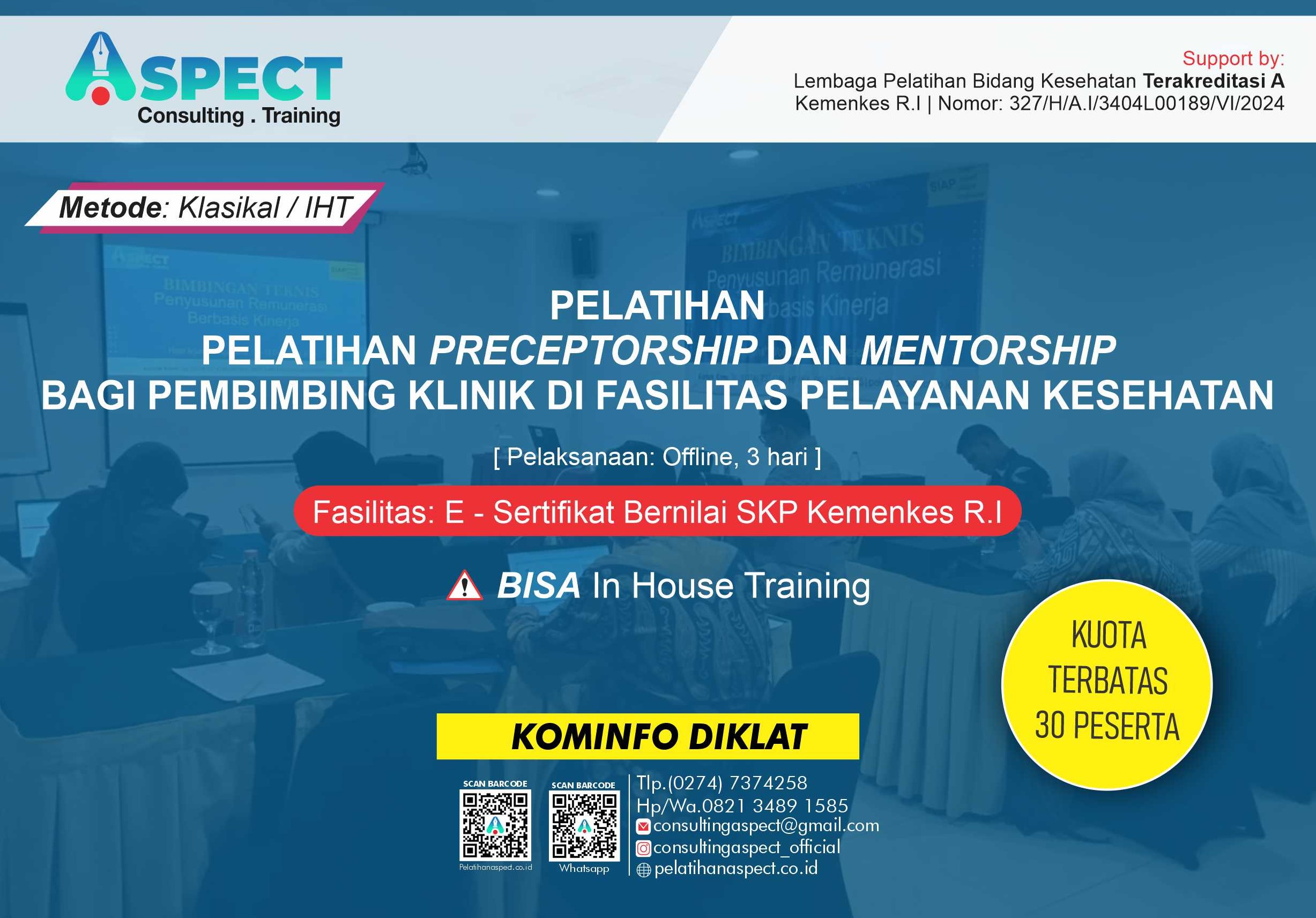 PELATIHAN PRECEPTORSHIP DAN MENTORSHIP 2025