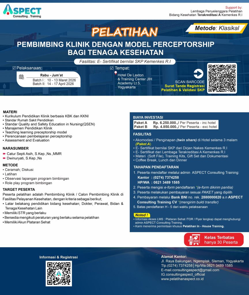 Pelatihan Pembimbing Klinik Dengan Model Perceptorship