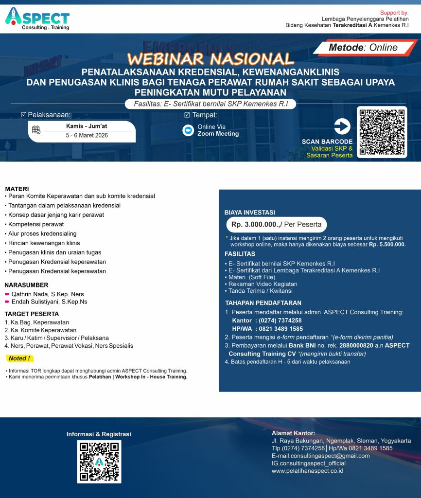 Workshop Kredensial Bagi Perawat di Rumah Sakit