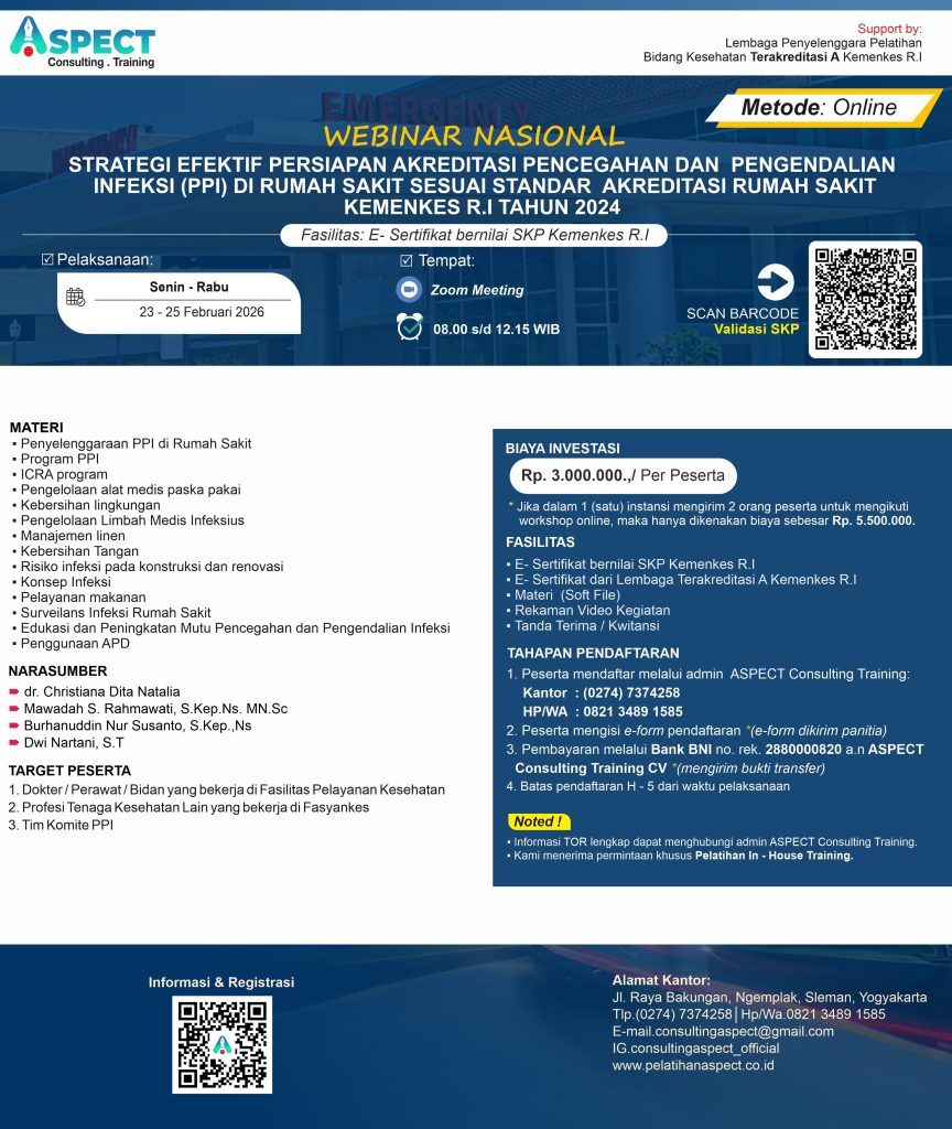 Webinar PPI (Pencegahan Dan Pengendalian Infeksi)