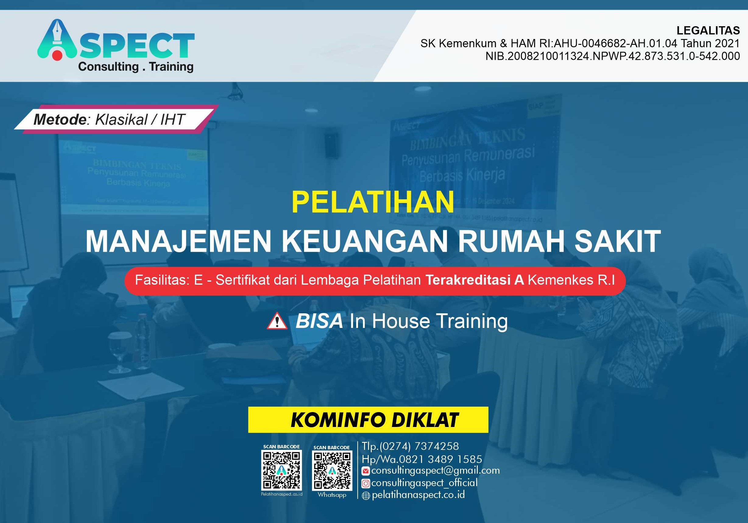 Pelatihan Manajamen Keuangan Rumah Sakit