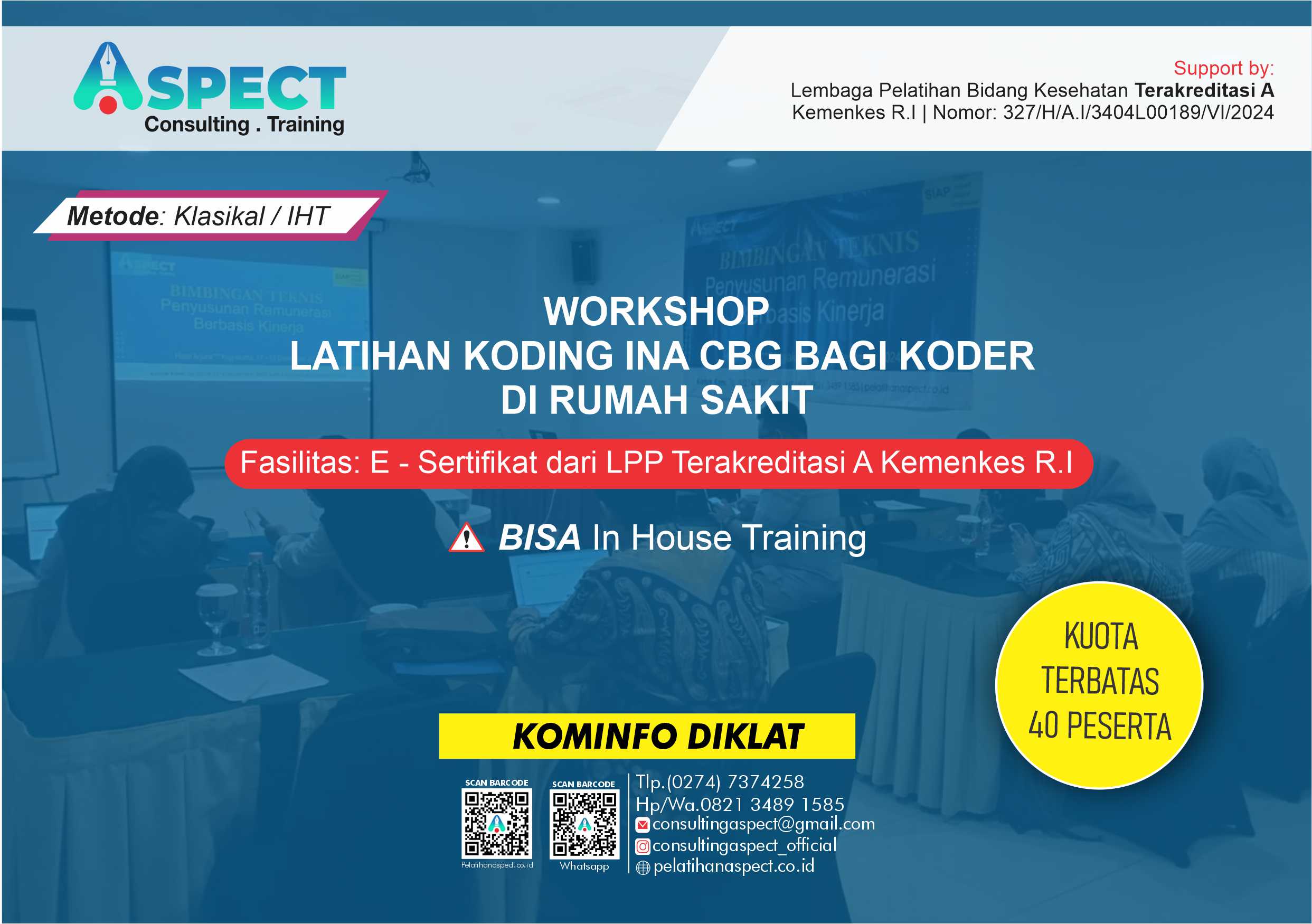 Workshop Latihan Koding INA CBG Bagi Koder di Rumah Sakit