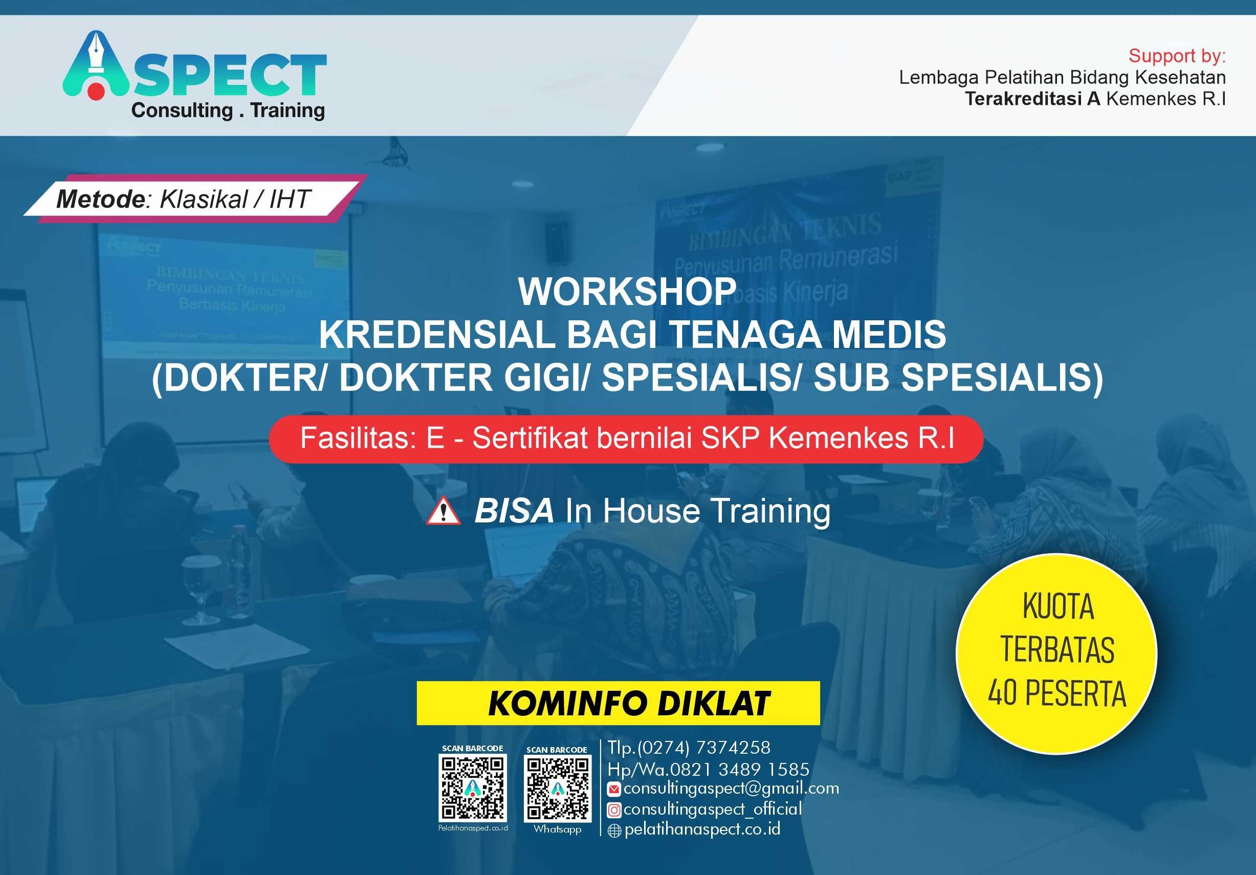 Workshop Kredensial Bagi Tenaga Medis
